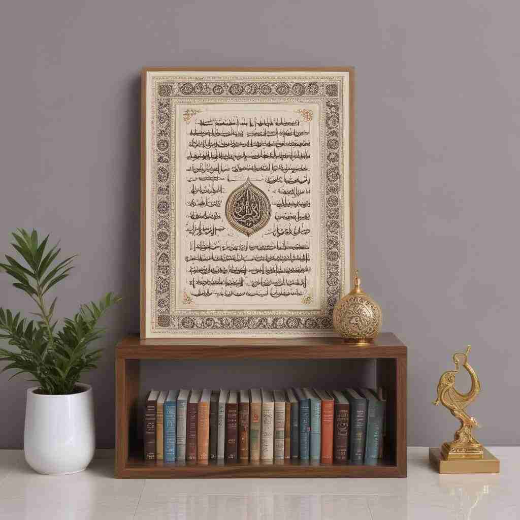38 Sophisticated Islamic Home Decor Ideas for a Modern & Peaceful Retreat 13 Quran Display